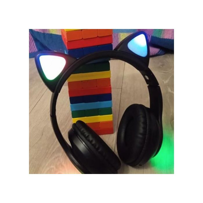 Casque Bluetooth5.0 Pour Chat Music Headset Cat Ear Headphones Wireless