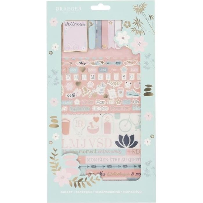 Kit Scrapbooking Vintage Complet 136 Pièces - Lot Esthétique Pour Bullet Journal, Agenda Et DIY Créatif