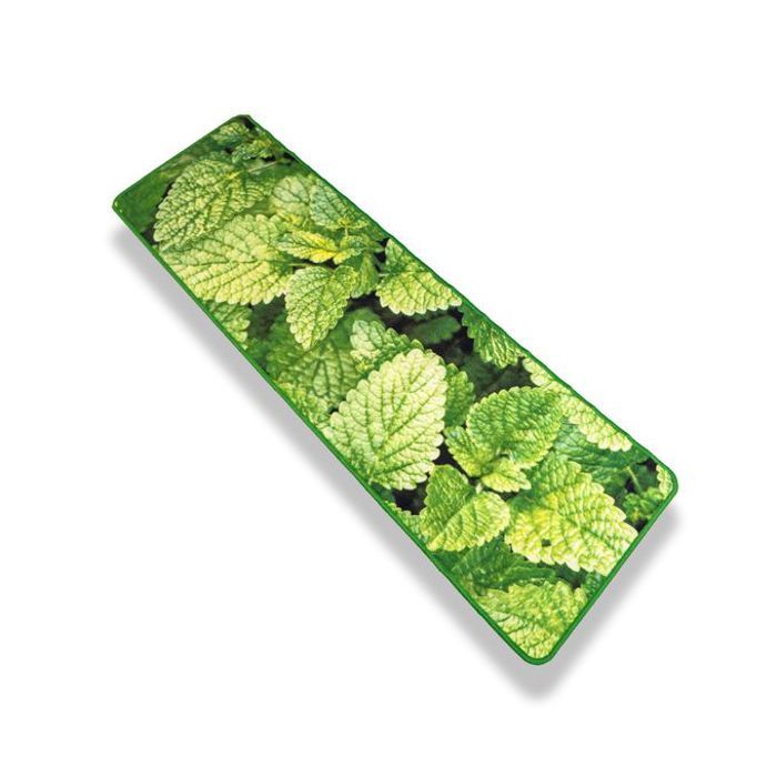 Tapis de cuisine - A3 HOME - Vert arbre - 57x180 cm - Antidérapant - Lavable en machine