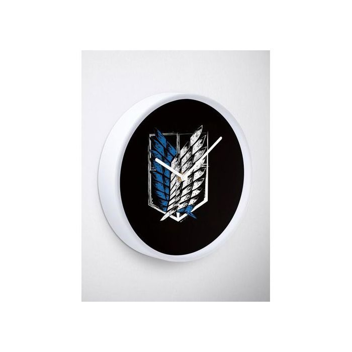 Horloge murale - Art House - Attack On Titan - Design contemporain - Matériaux robustes - Silencieuse