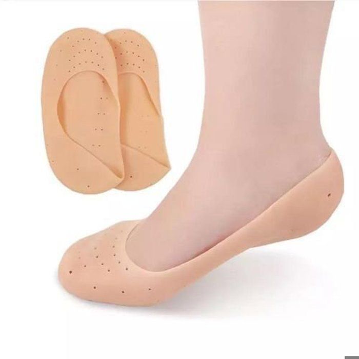 Chaussette en gel de Silicone, soins des pieds,1 paire