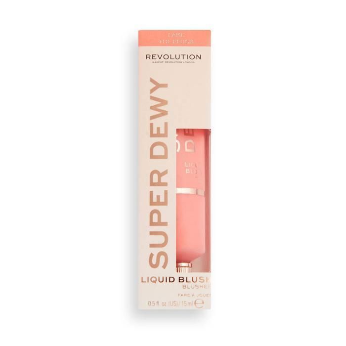 Blush Liquide - REVOLUTION BEAUTY - Fake The Flush - Ultra-pigmenté - Modifiable - Teinte Pêche