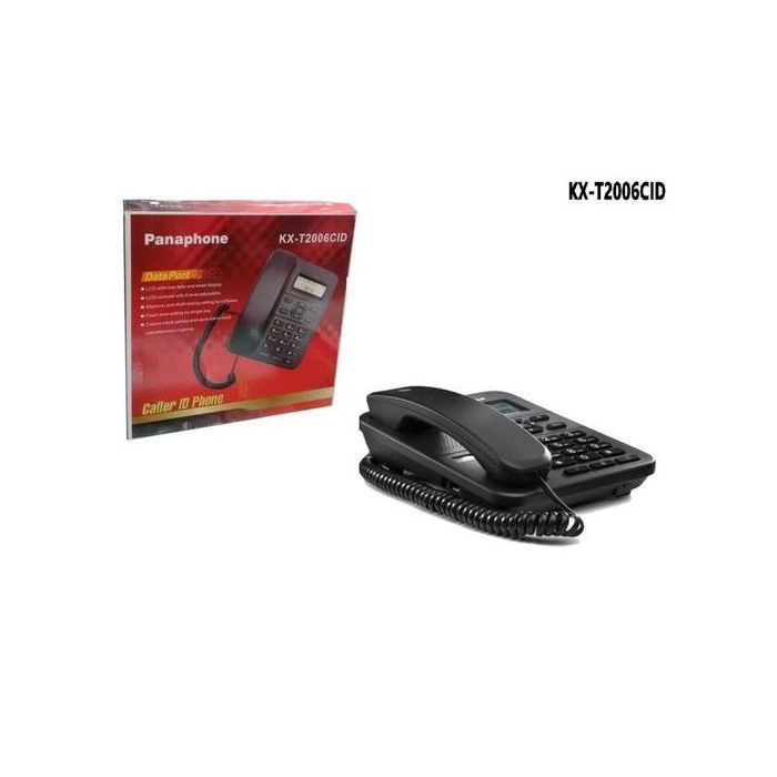 Panaphone Telephone fixe filaire kx-t2006cid identification Apel haut parleur grand écran
