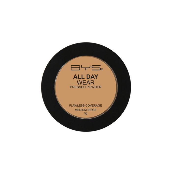 Poudre Pressée - BYS - All Day Wear - Beige Moyen - 6.2g - Tous types de peau