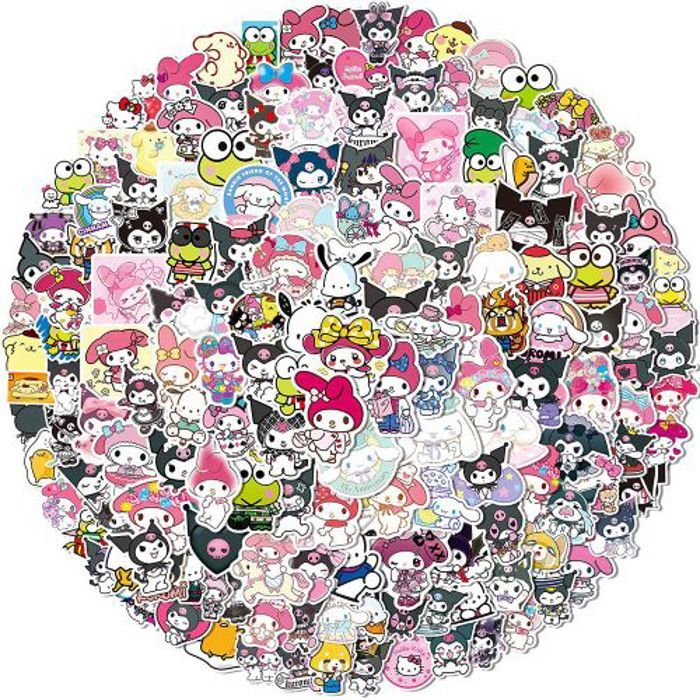 Stickers 50Pcs Sanrio Anime Stickers