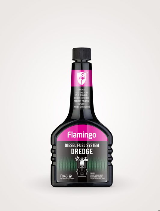 Flamingo F046 250 ml ensemble nettoyant pour injecteur diesel nettoyant