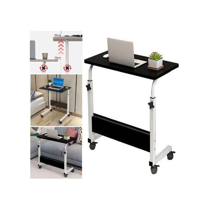 Table Bureau PC portable Bureau Debout, Hauteur Réglable, Roues avec verrou