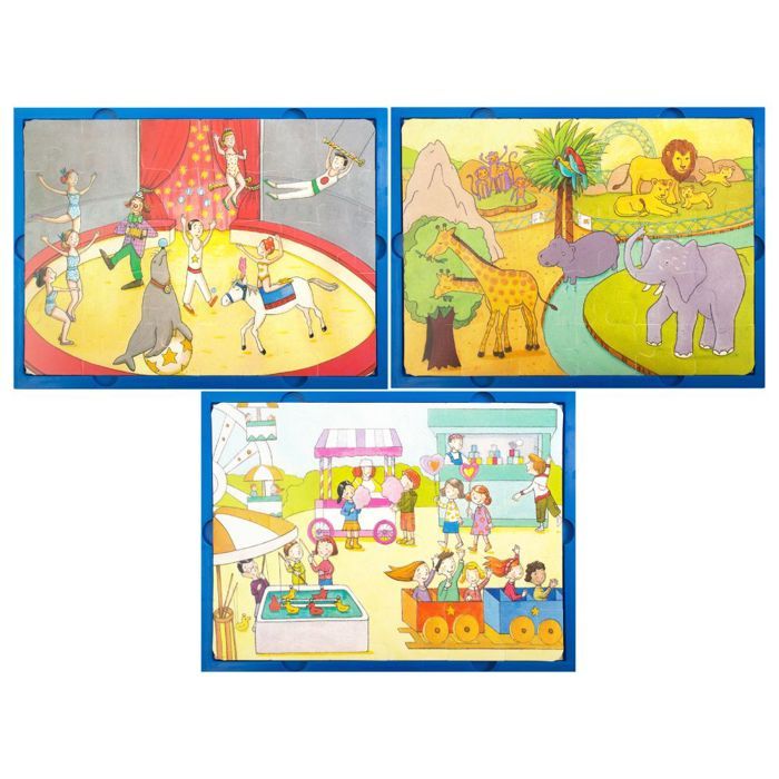 LAP - Puzzles "Les loisirs" en plastique, 30 pièces