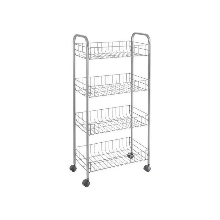 Metaltex Chariot multi-usages 4 tages Revtement Polytherm 41 x 23 x 84 cm
