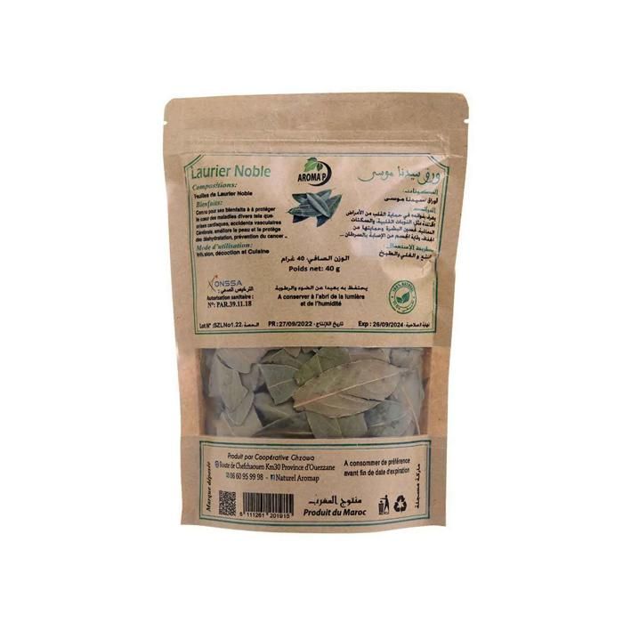 Laurier noble en sachet zippé 40g - AROMA P