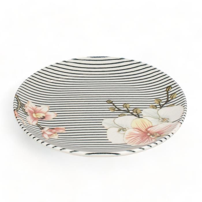 ASSIETTE DESSERT EN PORCELAINE 19CM DIVERS COULEURS