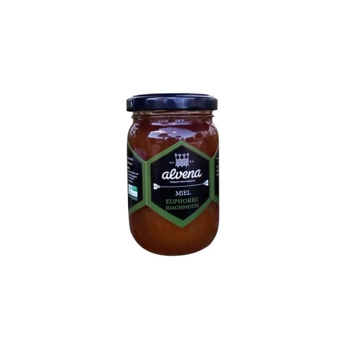 ALVENA -Pur Miel Euphorbe Marocain Traditionnel 250g