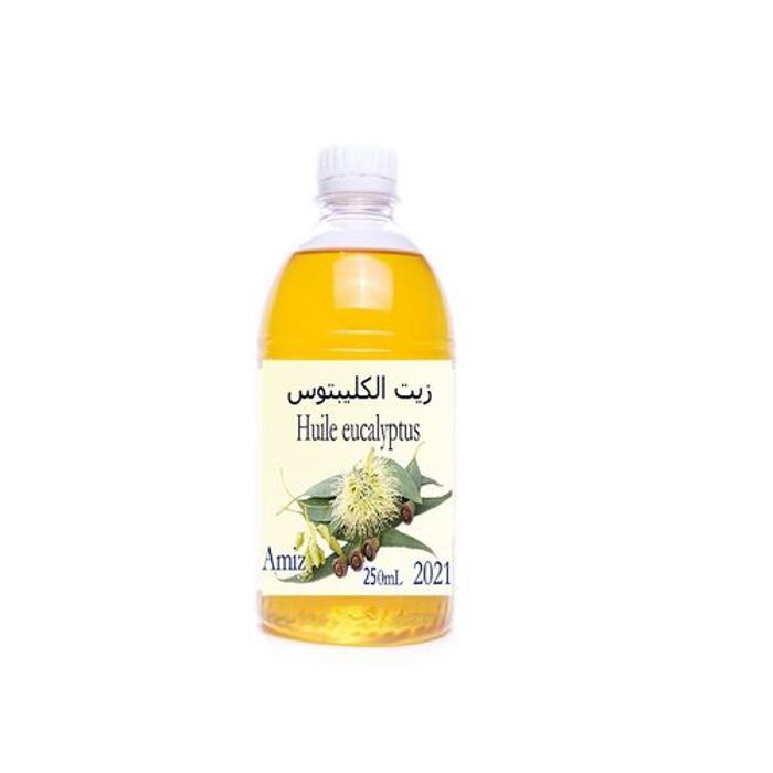 Huile d'eucalyptus - Amiz - 250 mL - Hydratant corps - Tous types de peau - Stimulante psychique