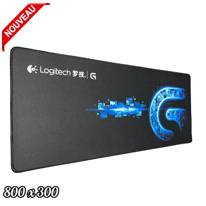 Tapis  Gamer pour les jeux sur notebook, 800 x 300 Logitech Mouse pad XXL pour clavier
