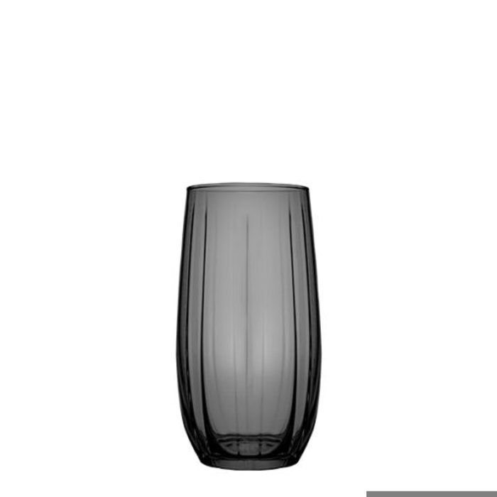 Verres à Jus - Pasabahce - Noir - Lot de 6 - 500 ml - Lave-vaisselle compatible