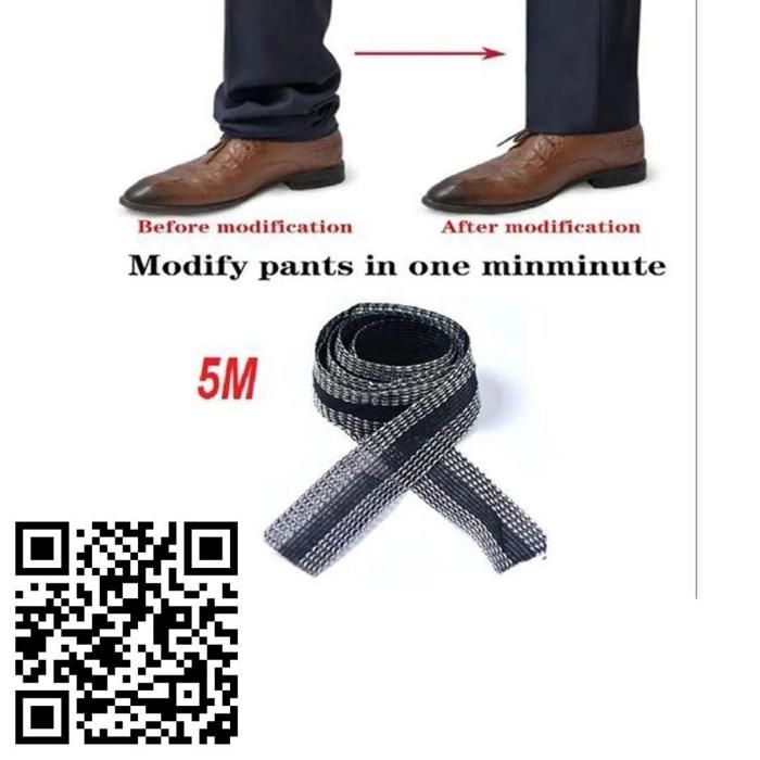 Autocollant de Pantalon à Repasser pour Raccourcir la Longueur 5M