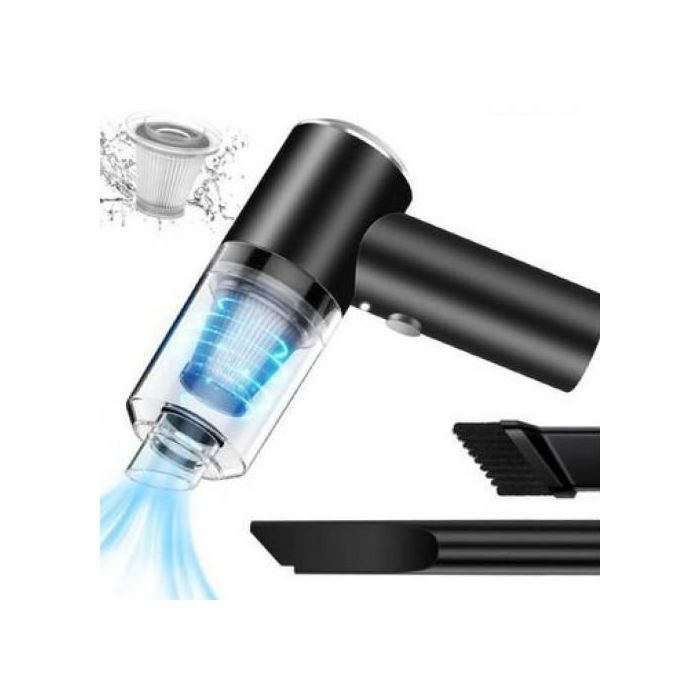 Aspirateur électrique rechargeable sans fil, Cleaneur & nettoyeur pour Maison & voiture lumière LED