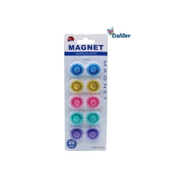 Aimant 10 Pcs Pm Zrh 20mm Clrs