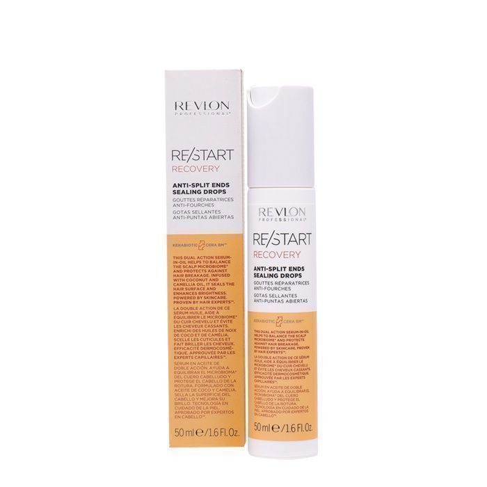 Sérum-huile - REVLON - RESTART RECOVERY - Anti-fourches - Cheveux abîmés - Protection ultime