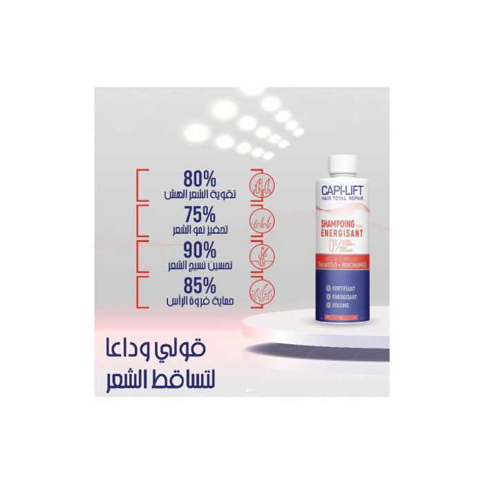 SHAMPOING THERAPIE ENERGISANT AVEC LA TECHNOLOGIE THERAVITX5+NIACINAMIDE 400 ml