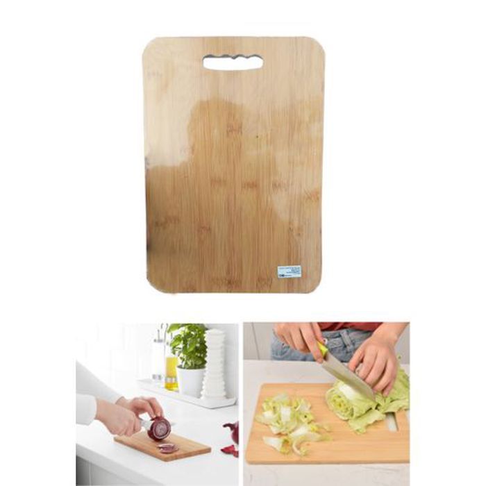 Planches à découper en bois Bambou, Planche de cuisine 53x24cm