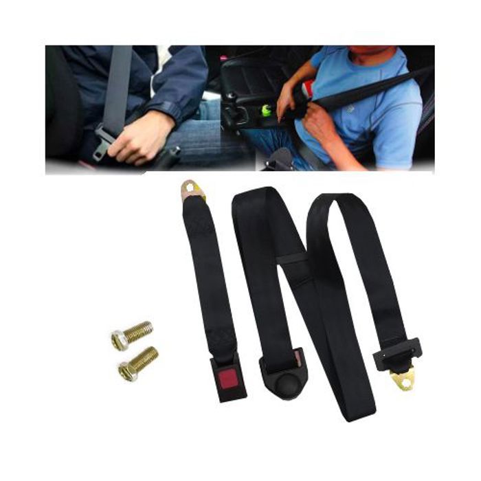 Ceinture de sécurité universelle à trois points, ceinture de sécurité de voiture réglable, avec accessoires