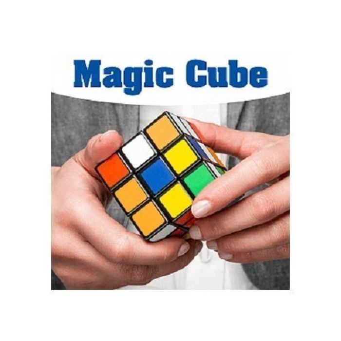 Cube magique - Rubik's - 3x3 - Technologie de rotation rapide - Sans stickers - 5.5cm x 5.5cm x 5.5cm