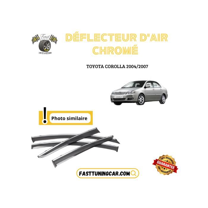 Déflecteur d'air - Toyota - Corolla 2004-2007 - Noir - Chromé - Set de 4