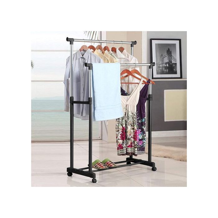 Porte-vêtements à Double Tige