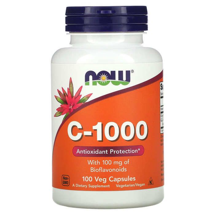 vitamine C-1000 avec bioflavonoïdes, 100 capsules végétales