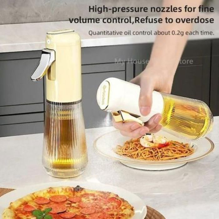 Vaporisateur d'Huile - Blanc - 280ml - Verre de qualité alimentaire - Réutilisable - Précision d'assaisonnement