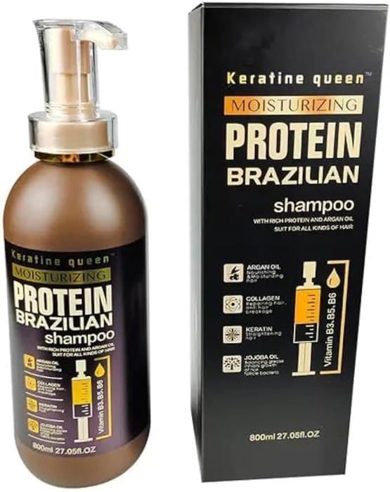 Protein brazilian Shampoing sans sulfate ni paraben ni silicone 800ml