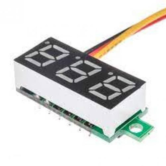 Voltmètre numérique 0-100V 0.28 pouces.