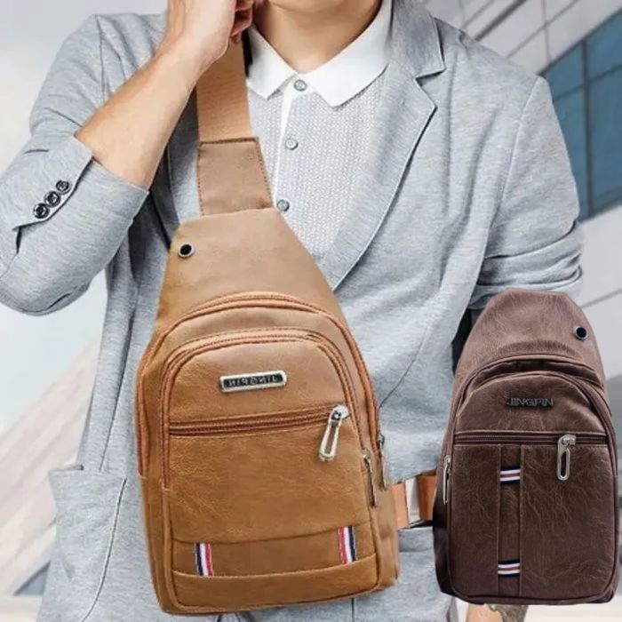 Sac à bandoulière d'extérieur simple pour hommes couleur aléatoir
