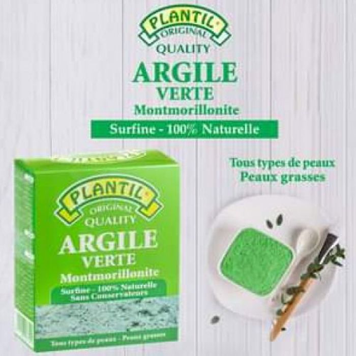 Plantil Argile Verte Surfine 100% Naturelle Sans Conservateurs