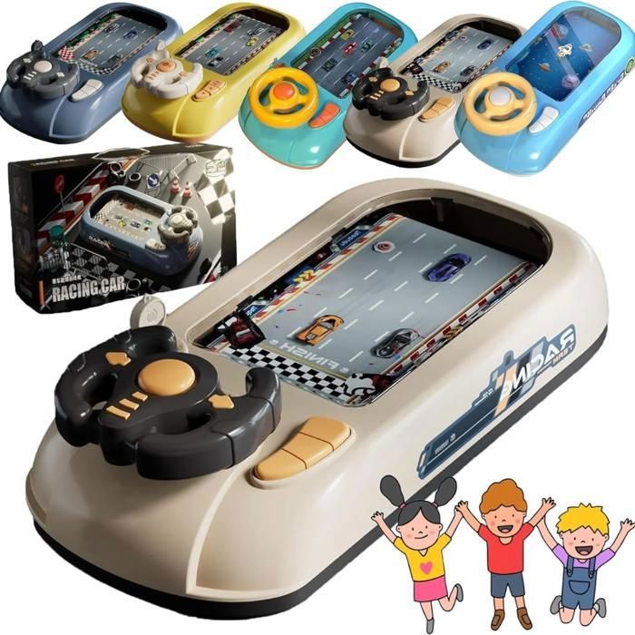 Volant de jouet pour enfants avec simulation de conduite et musique interactive.  (Couleur aléatoire)
