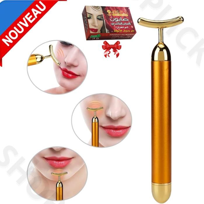 Kit de Masseur électrique 3D pour le visage et les yeux, 3D Forme T