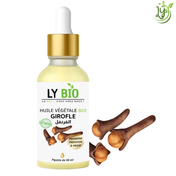 LYBIO HUILE  GIROFLE VEGETAL BIO 50ML - PIPETTE