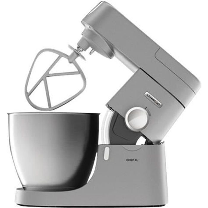 Robot pâtissier - Kenwood - Chef XL KVL4100S - 1200 Watt - Argenté - Gris