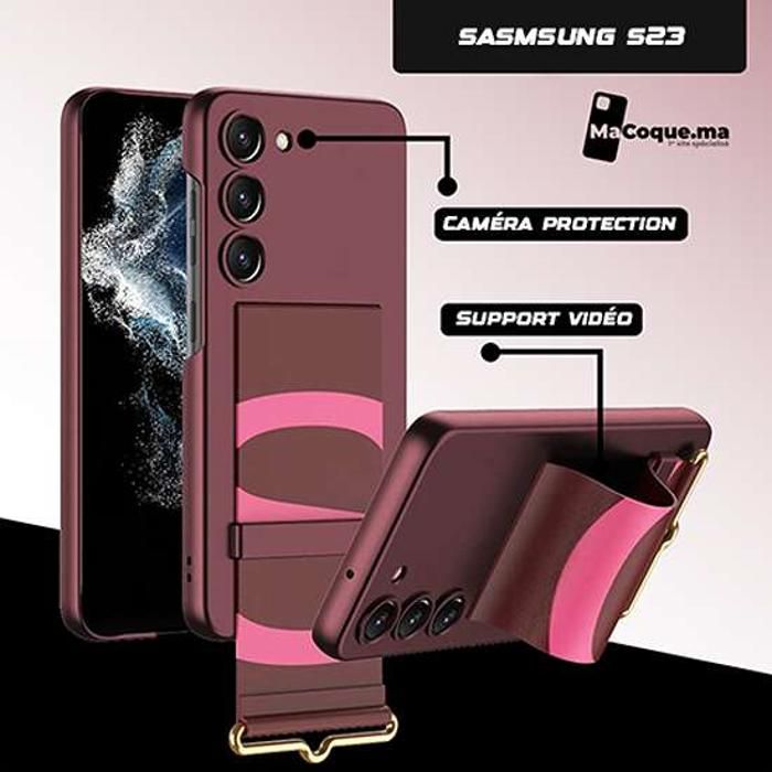 Coque - BORDEAU - Samsung S23 normal - UltraMince - Antichoc - Design Élégant