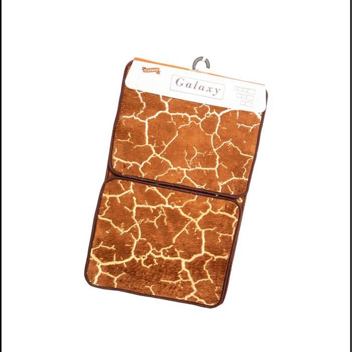 Galaxy tapis de bain 3 pièce - Marron