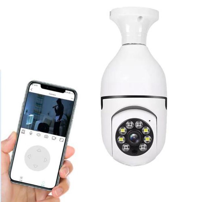 Caméra de sécurité extérieure avec ampoule 3mp WiFi 2.4G -360°