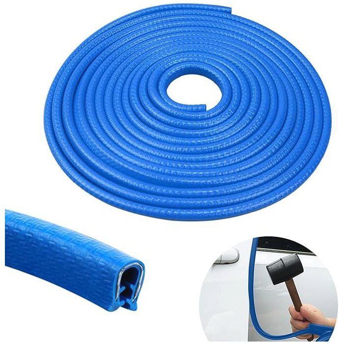 band protection de porte du voiture 5m bleu