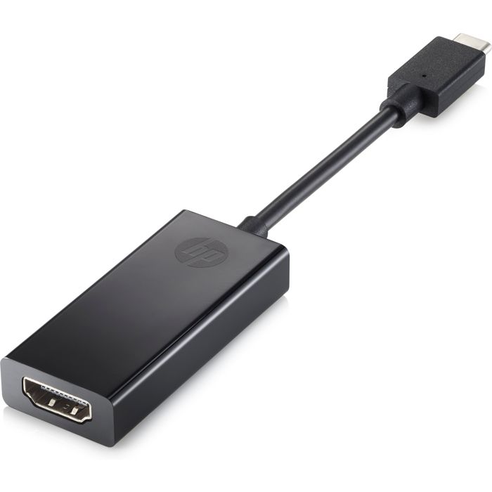 Adaptateur vidéo externe - HP - Elite x2 1012 G2 - USB-C - HDMI - Noir