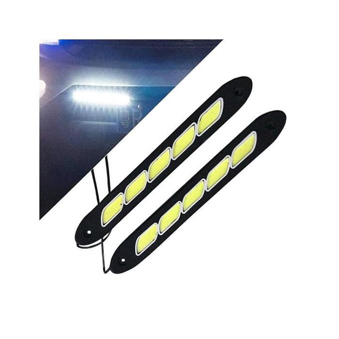 2 pièces bande lumineuse led cob étanche ultrafine pour voiture
