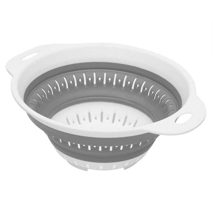 Passoire Pliable en Silicone - Légumes & Fruits - Sans BPA - Design Compact