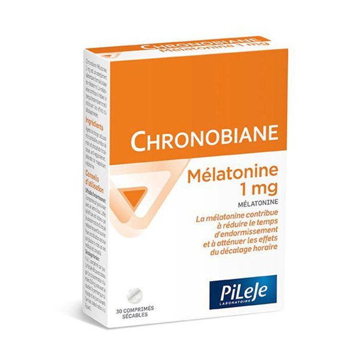 PiLeje Chronobiane Mélatonine 1 mg 30 comprimés sécables