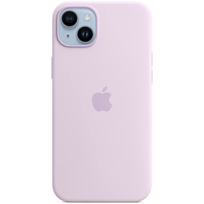 Coque APPLE iPhone 14 Plus silicone Lilac
