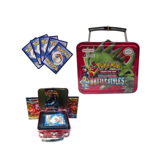 Malette métallique collector cartes pokemon série battle style