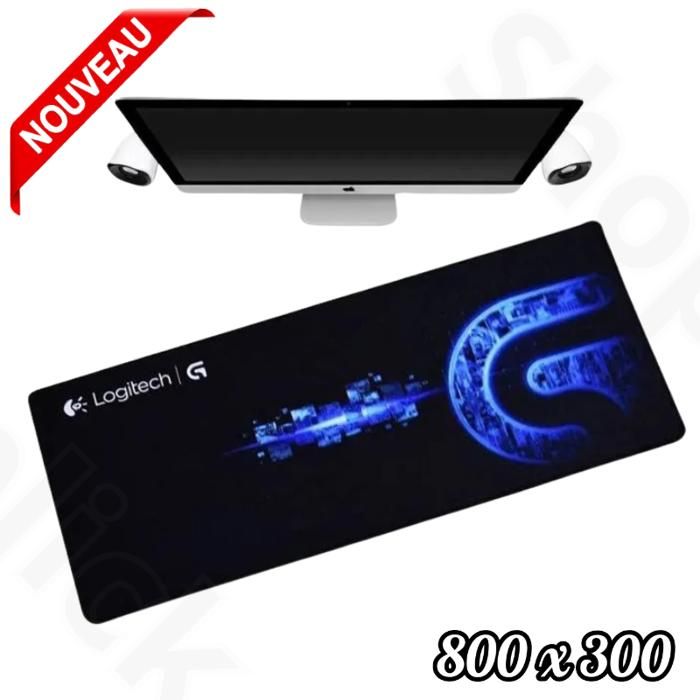Tapis  Gamer pour les jeux sur notebook, 800 x 300 Logitech Mouse pad XXXL